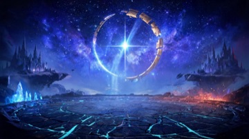 背景アート（星環）
